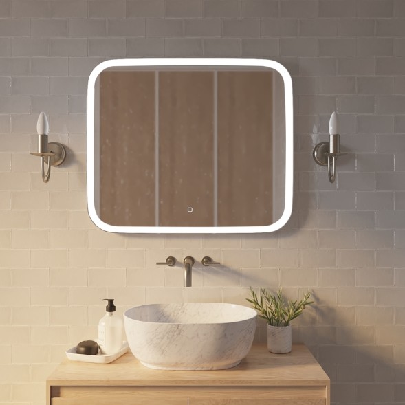 Зеркало MIXLINE &amp;quot;Стив&amp;quot; 800*680 (ШВ) сенсорный выключатель, светодиодная подсветка - ФР-00001137 