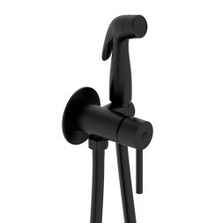 Смеситель с гигиенической лейкой  25к Milardo 001BLR0M08 встраиваемый ЧЕРНЫЙ матовый - 001BLR0M08 