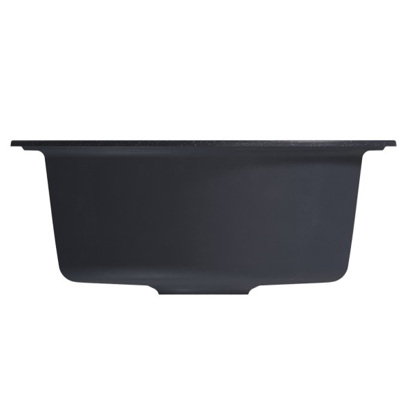 Мойкa ML-GM11 КОМФОРТ круглая, антрацит (343), 500мм (глуб. чаши 180) - 00-00009309 