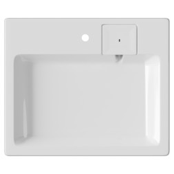 Раковина над стиральной машиной &amp;quot;ЛАЙН&amp;quot; 60*50 ш*г, с кронштейнами (MIXLINE) - БП-00006546 