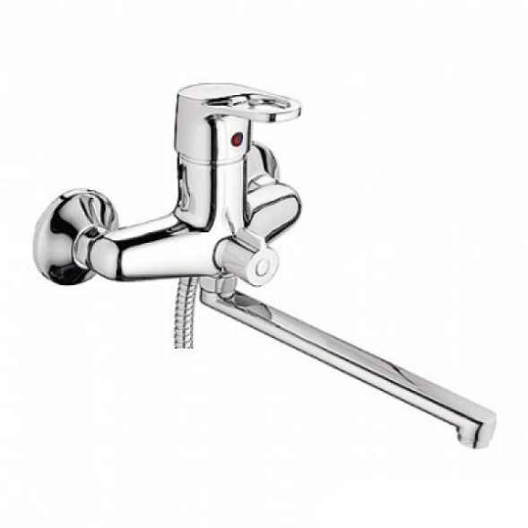 Смеситель для ванны и раковины 40к L2250 Ledeme с отв див в корпусе L-нос, латунь - L2250 