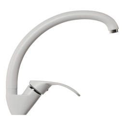 Смеситель для кухни 35к MIXLINE ML-GS02 (341) ультра белый высок. излив - 00-00001749