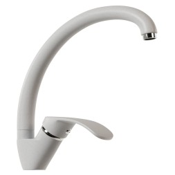 Смеситель для кухни 35к MIXLINE ML-GS02 (341) ультра белый высок. излив - 00-00001749