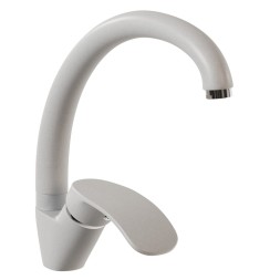Смеситель для кухни 35к MIXLINE ML-GS02 (341) ультра белый высок. излив - 00-00001749