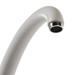 Смеситель для кухни 35к MIXLINE ML-GS02 (341) ультра белый высок. излив - 00-00001749