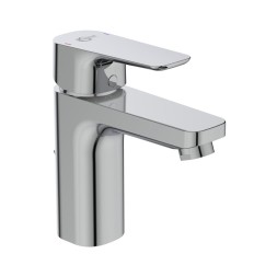 Однорукоятковый смеситель для умывальника Ideal Standard CERAPLAN III SLIM Grande, с металлическим донным клапаном