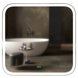 Зеркало MIXLINE &amp;quot;Стив-2&amp;quot; 700*685 (ШВ) сенсорный выключатель, светодиодная подсветка + подогрев - ФР-00001755 