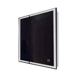 Зеркальный шкаф MIXLINE &amp;quot;Минио&amp;quot; 700*800 (ШВ) 2 створки,правый,сенсорный выкл, светодиодная подсветка - MLW.Mi.7-8.R.1.2 