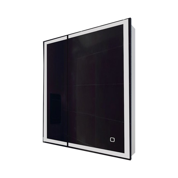 Зеркальный шкаф MIXLINE &amp;quot;Минио&amp;quot; 700*800 (ШВ) 2 створки,правый,сенсорный выкл, светодиодная подсветка - MLW.Mi.7-8.R.1.2 