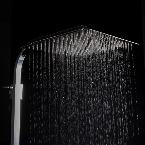 Душевая система термостат  G2407-40 GAPPO лейка &amp;quot;Тропический душ&amp;quot; квадрат 300*300 ХРОМ - G2407-40 