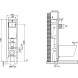 Инсталляция Jacob Delafon для унитаза, ширина 300 мм, без клавиши смыва (E33130RU-NF)