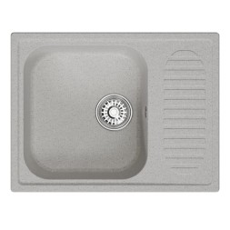 Мойка ML-GM18 КОМФОРТ с крылом, серая (310), 640*490*190мм - 00-00009389