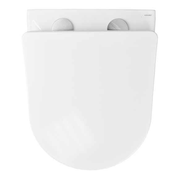 Унитаз подвесной Azario Grado 370х490х360 безободковый, с быстросъемным сидением микролифт (AZ-0046)