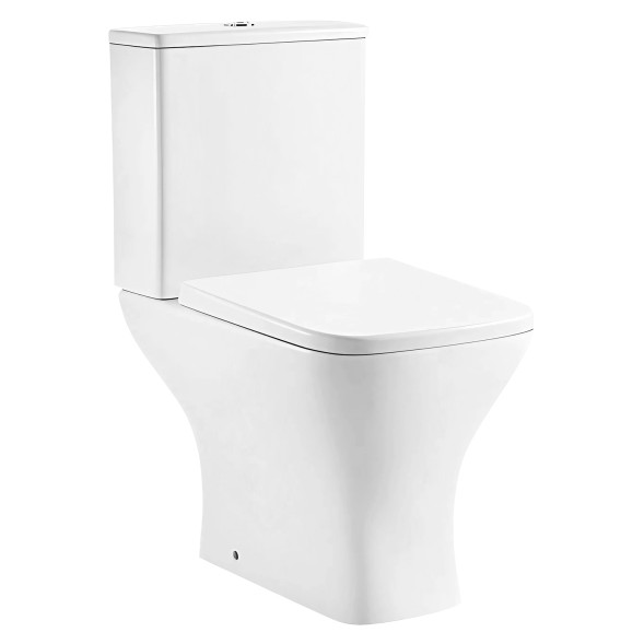 Унитаз-компакт Azario Nigel 365х615х795 напольный, безободковый, слив &amp;quot;Tornado&amp;quot;, быстросъемное сиденье микролифт (AZ-55T)