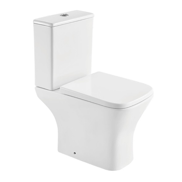 Унитаз-компакт Azario Nigel 365х615х795 напольный, безободковый, слив &amp;quot;Tornado&amp;quot;, быстросъемное сиденье микролифт (AZ-55T)