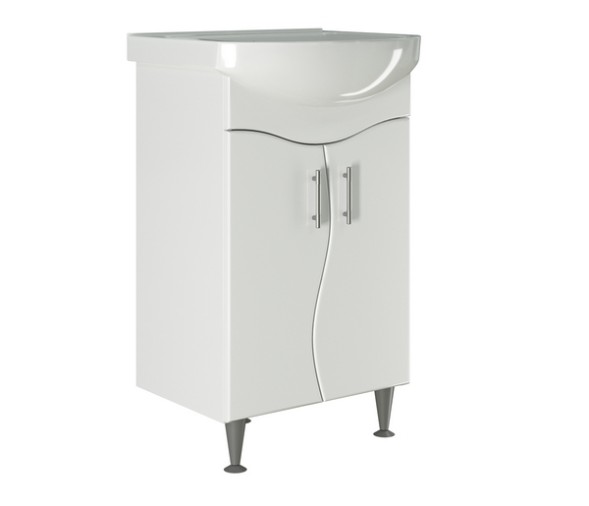 Тумба д/ванной &amp;quot;АНГАРА-52&amp;quot; под раковину Альфана-52 (ОК) (ПВХ) - 528385 