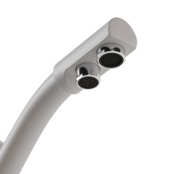 Смеситель для кухни 40к MIXLINE ML-GS05 (341) ультра белый с вых. для питьевого фильтра - 00-00001745 