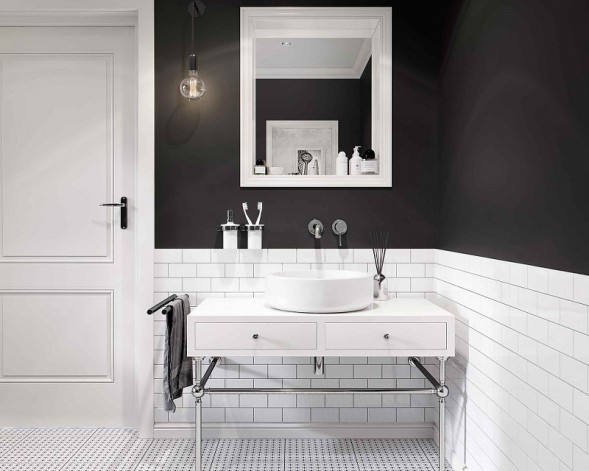 Смеситель для раковины KLUDI BOZZ  однорычажный, внешняя монтажная часть, излив 220 мм, хром (382450576)