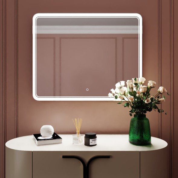 Зеркало MIXLINE &amp;quot;Умберто&amp;quot; 1000*800 (ШВ) сенсорный выключатель, светодиодная подсветка - MLZ.Um.10-8.1.2 