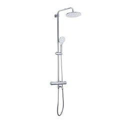 Душевая система термостат G2490 GAPPO лейка "Тропический душ" D225 ХРОМ - G2490
