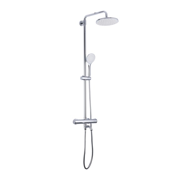 Душевая система термостат  G2490 GAPPO лейка &amp;quot;Тропический душ&amp;quot; D225 ХРОМ - G2490 