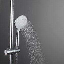 Душевая система термостат G2490 GAPPO лейка "Тропический душ" D225 ХРОМ - G2490