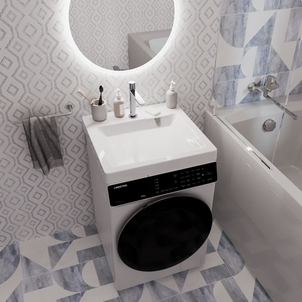 Раковина над стиральной машиной &amp;quot;МАРИО&amp;quot; 60*60 ш*г, с кронштейнами (MIXLINE) - БП-00006548 