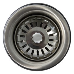 Мойка врез 58х48 (0,8) лев вып 3 1/2 MIXLINE 18см с сифоном ДЕКОР - 532308 