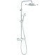 Душевая система KLUDI LOGO DUAL SHOWER SYSTEM с термостатом, хром (6809805-00)