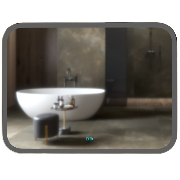 Зеркало MIXLINE &amp;quot;Стив-2&amp;quot; 915*685 сенсорный выключатель, светодиодная подсветка+ подогрев - ФР-00001020 