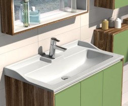 Раковина AQUATON Фабиа 800, белая (1A708031FB010)