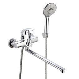 Смеситель для ванны и раковины 40к ПРОФСАН ПСМ-777-037 &amp;quot;ПЛЮС&amp;quot; эксцентрики &amp;quot;ЕВРО&amp;quot;,  ХРОМ - PSM-777-037 