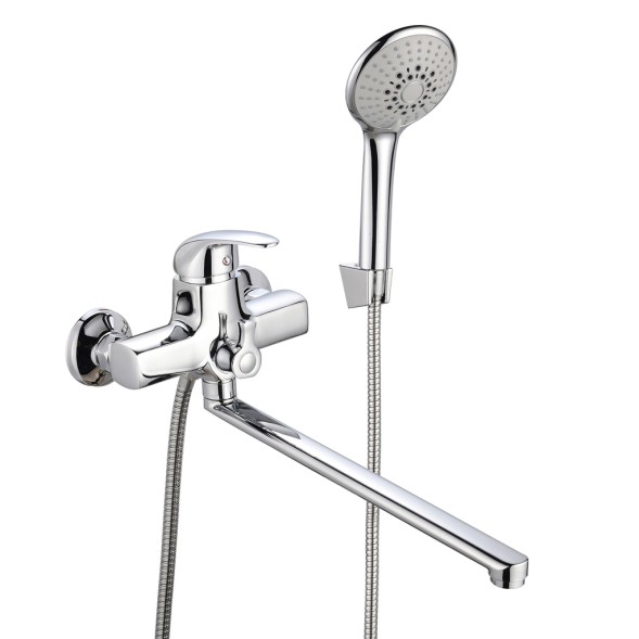 Смеситель для ванны и раковины 40к ПРОФСАН ПСМ-777-037 &amp;quot;ПЛЮС&amp;quot; эксцентрики &amp;quot;ЕВРО&amp;quot;,  ХРОМ - PSM-777-037 