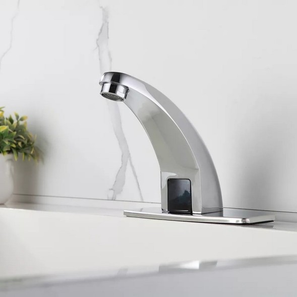 Смеситель для раковины сенсорный ПРОФСАН ПСМ-2017 литой, ХРОМ - PSM-2017 