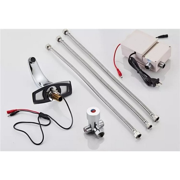 Смеситель для раковины сенсорный ПРОФСАН ПСМ-2017 литой, ХРОМ - PSM-2017 