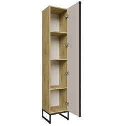 Пенал "Окленд" Дуб Мелфорд правый (350*1858*319) ЛОФТ (ПВХ) - 553259