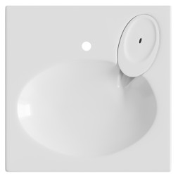 Раковина над стиральной машиной &amp;quot;ОРЕОЛ&amp;quot; 60*60 ш*г, с кронштейнами (MIXLINE) - БП-00006545 