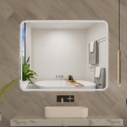 Зеркало MIXLINE "Турин" 1000*800 (ШВ) бесконтактный сенсор, светодиодная подсветка - MLZ.Tur.10-8.1.2