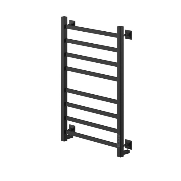 Полотенцесушитель MIXLINE TRIUMPH  80х50 (таймер, 415 Вт, 8 перекладин) электрический ЧЕРНЫЙ - ML-556382 
