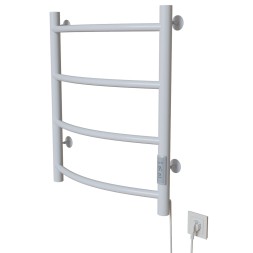 Полотенцесушитель MIXLINE CAPELLA  60х50 (таймер, 201 Вт, 4 перекладины) электрический БЕЛЫЙ - ML-556339 