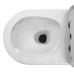 Унитаз-моноблок Azario Velluto, торнадо, с сиденьем микролифт 650*370*775 (AZ-6281)