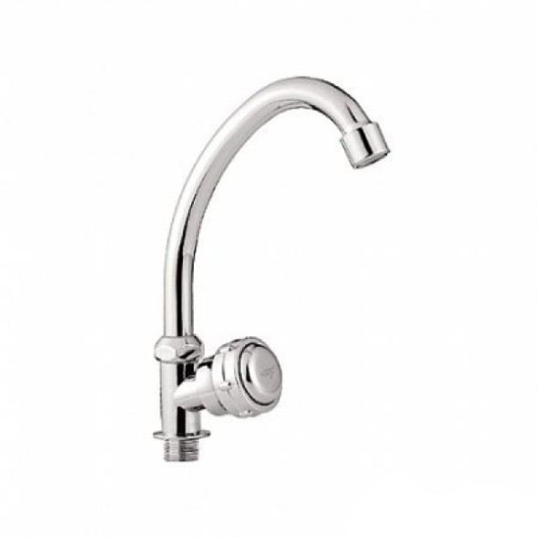 Смеситель для раковины/мойки 1/2 кер L4195 Ledeme ТИТАН моно, силумин - L4195 