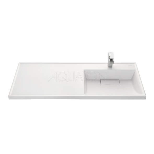 Раковина AQUATON Лондри 1200  белая, правая (1A72243KLH010)