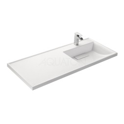 Раковина AQUATON Лондри 1200  белая, правая (1A72243KLH010)