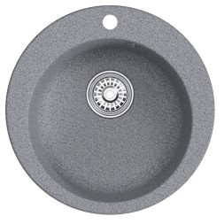 Мойкa ML-GM13 КОМФОРТ круглая, темно-серая (309), 495мм (глуб. чаши 200) - 00-00009327 