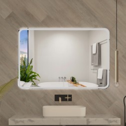 Зеркало MIXLINE "Турин" 1200*800 (ШВ) бесконтактный сенсор, светодиодная подсветка - MLZ.Tur.12-8.1.2