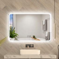 Зеркало MIXLINE "Турин" 1200*800 (ШВ) бесконтактный сенсор, светодиодная подсветка - MLZ.Tur.12-8.1.2