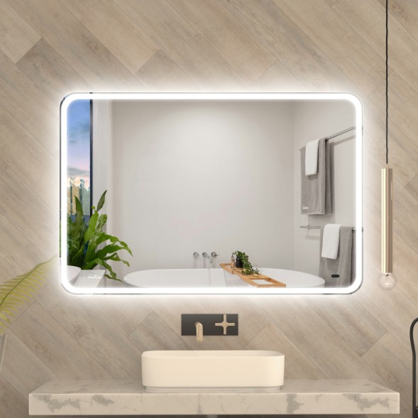 Зеркало MIXLINE &amp;quot;Турин&amp;quot; 1200*800 (ШВ) бесконтактный сенсор, светодиодная подсветка - MLZ.Tur.12-8.1.2 