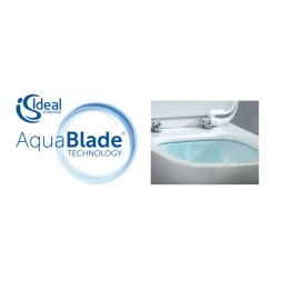 Унитаз приставной Ideal Standard CONNECT AIR AquaBlade® горизонтальный выпуск, белый (E004201)