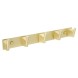 Крючок Fixsen Trend GOLD на планке 5 шт, золото матовое (FX-99005-5)